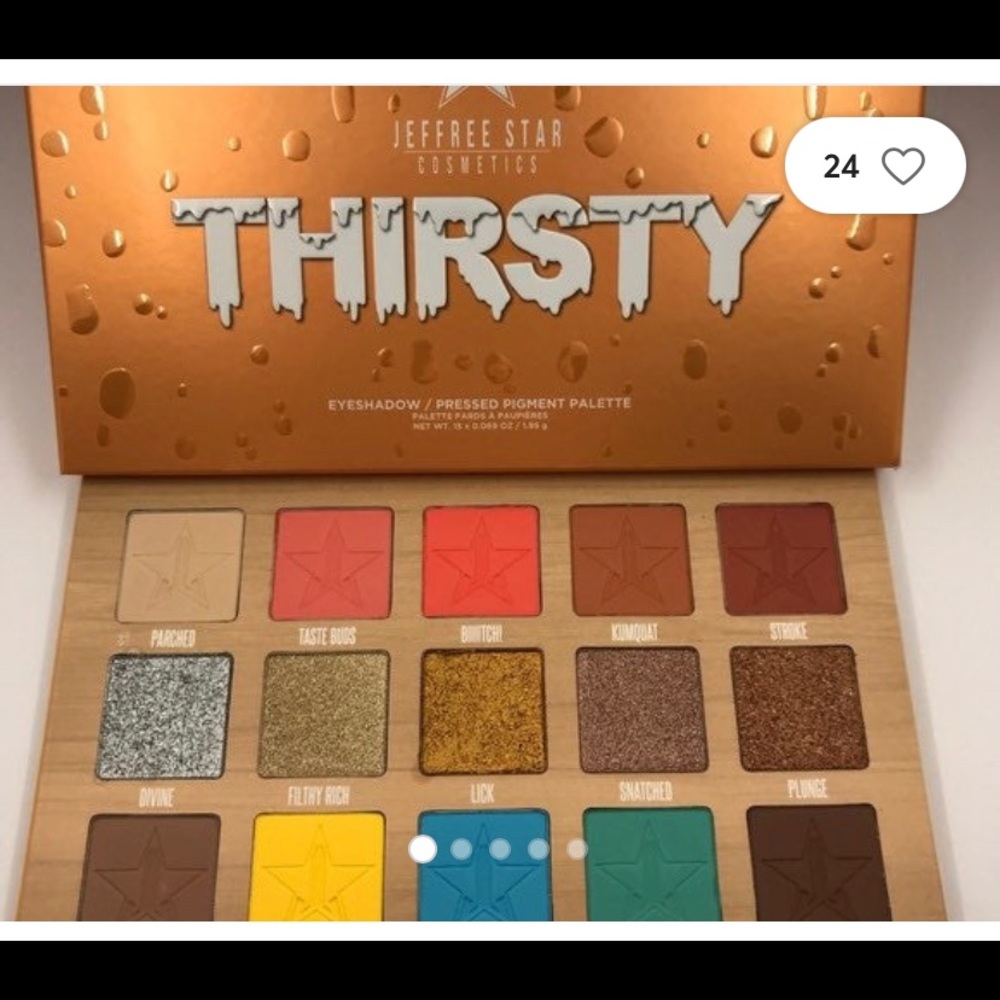 JSC Thirtsy palette, never been opened and in original box.